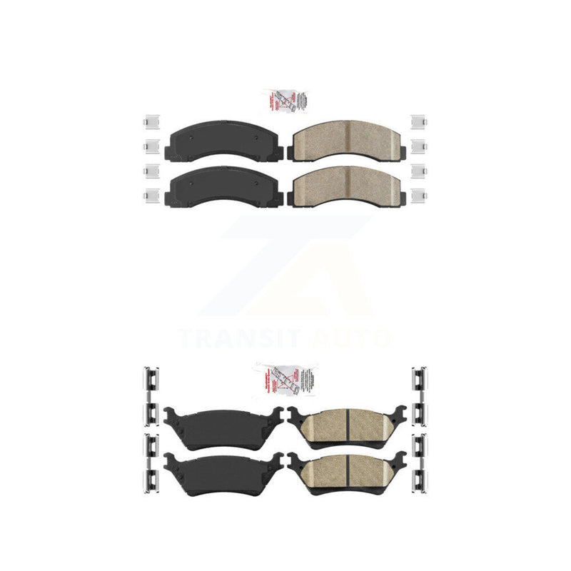 AmeriBRAKES KNF-101181 Disc Brake Pad for 2018-2020 Ford F-150 - Front and Rear