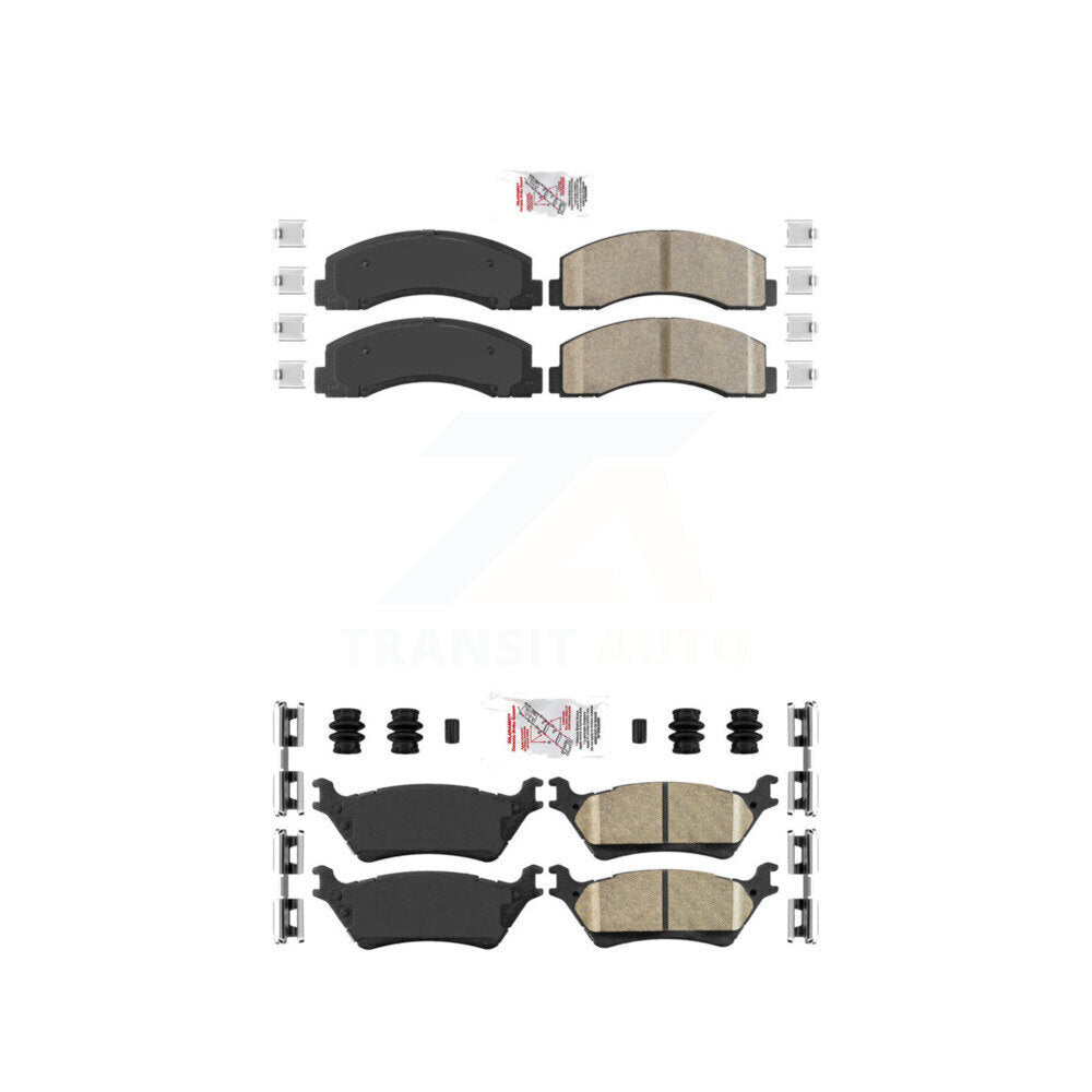 AmeriBRAKES KNF-101182 Disc Brake Pad for 2018-2020 Ford F-150 - Front and Rear