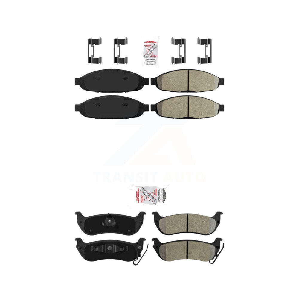 AmeriBRAKES KNF-101183 Disc Brake Pad for 2004-2008 Chrysler Pacifica - Front and Rear