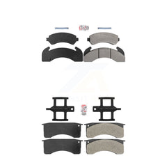 AmeriBRAKES KNF-101184 Disc Brake Pad for 1995-2002 GMC T6500, Chevrolet T7500 and More - Front and Rear