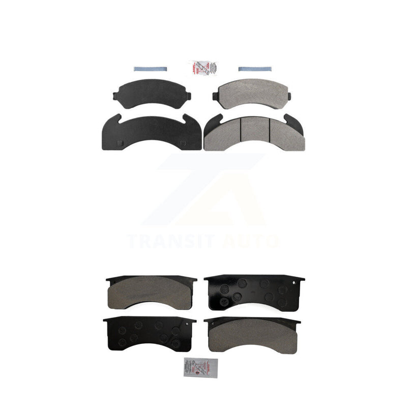 AmeriBRAKES KNF-101185 Disc Brake Pad for 1995-2002 GMC T6500, Chevrolet T7500 and More - Front and Rear