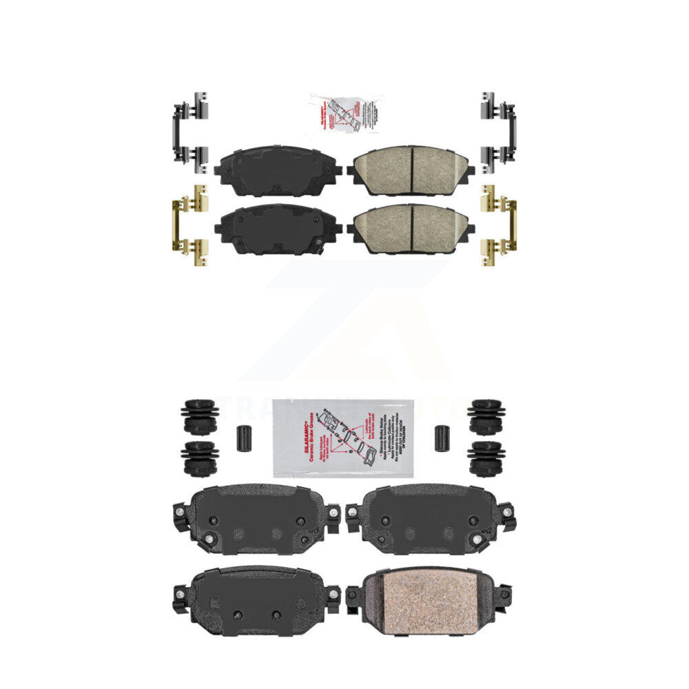 AmeriBRAKES KNF-101209 Disc Brake Pad for 2019-2022 Mazda CX-3 - Front and Rear