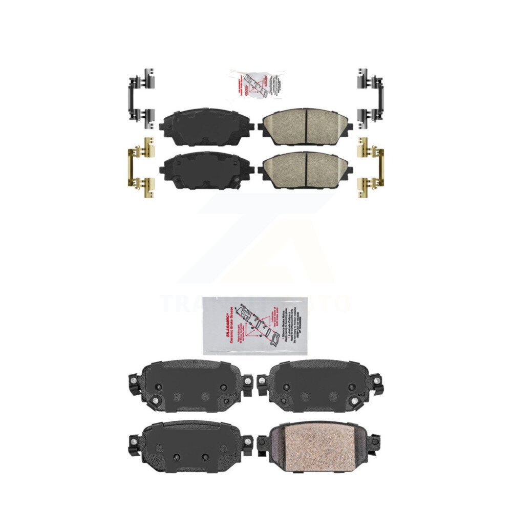 AmeriBRAKES KNF-101210 Disc Brake Pad for 2019-2022 Mazda CX-3 - Front and Rear