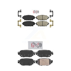 AmeriBRAKES KNF-101210 Disc Brake Pad for 2019-2022 Mazda CX-3 - Front and Rear