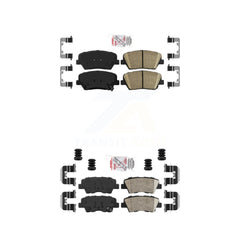 AmeriBRAKES KNF-101213 Disc Brake Pad for 2012-2017 Hyundai Azera - Front and Rear