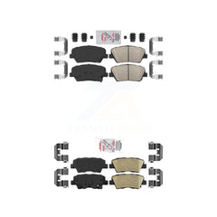 AmeriBRAKES KNF-101218 Disc Brake Pad for 2014-2017 Kia Rondo - Front and Rear