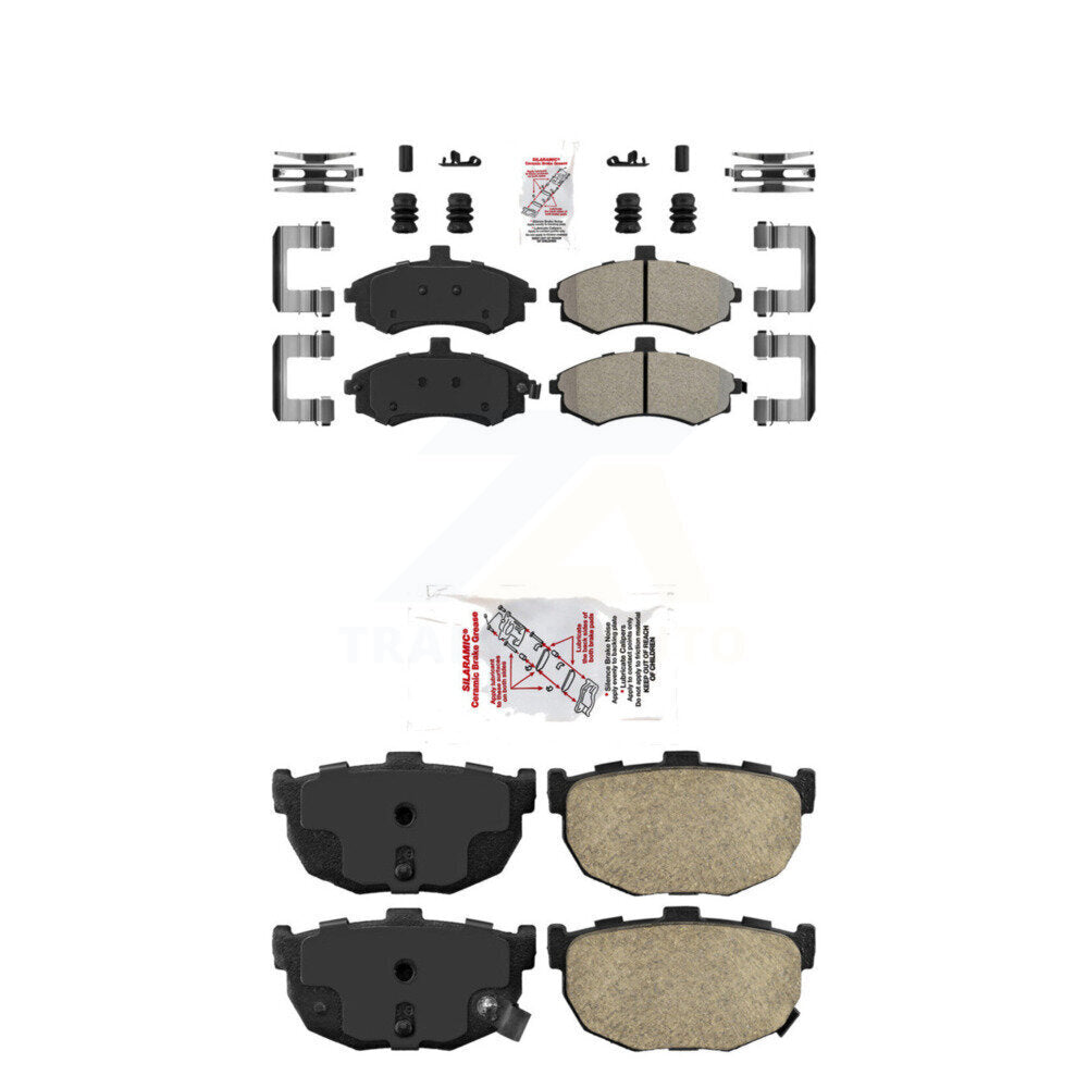 AmeriBRAKES KNF-101230 Disc Brake Pad for 2002-2005 Hyundai Elantra - Front and Rear