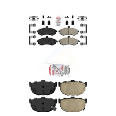AmeriBRAKES KNF-101230 Disc Brake Pad for 2002-2005 Hyundai Elantra - Front and Rear