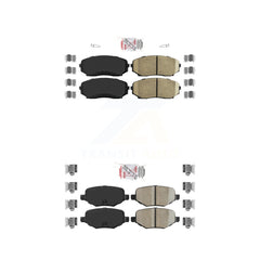 AmeriBRAKES KNF-101238 Disc Brake Pad for 2011-2015 Ford Edge, Lincoln MKX - Front and Rear