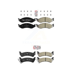 AmeriBRAKES KNF-101246 Disc Brake Pad for 1994-1998 Jeep Grand Cherokee - Front and Rear