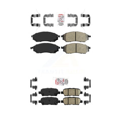 AmeriBRAKES KNF-101271 Disc Brake Pad for 2011-2014 Nissan Murano - Front and Rear