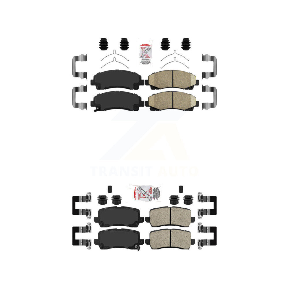 AmeriBRAKES KNF-101283 Disc Brake Pad for 2015-2020 Acura TLX - Front and Rear