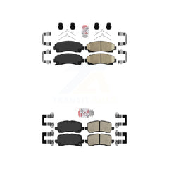 AmeriBRAKES KNF-101284 Disc Brake Pad for 2015-2020 Acura TLX - Front and Rear