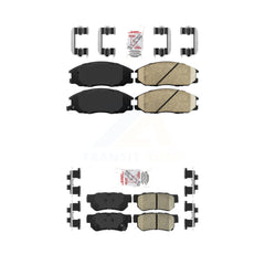 AmeriBRAKES KNF-101288 Disc Brake Pad for 2001-2006 Kia Amanti, Hyundai XG350 and More - Front and Rear