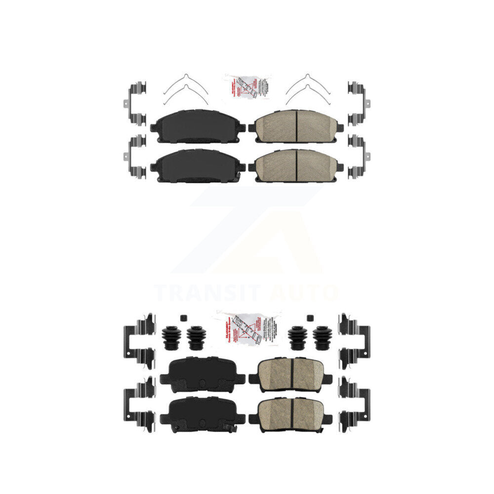AmeriBRAKES KNF-101301 Disc Brake Pad for 2003-2006 Acura MDX - Front and Rear