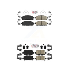 AmeriBRAKES KNF-101301 Disc Brake Pad for 2003-2006 Acura MDX - Front and Rear