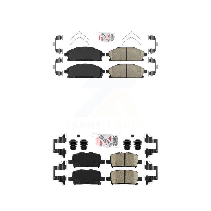 AmeriBRAKES KNF-101301 Disc Brake Pad for 2003-2006 Acura MDX - Front and Rear