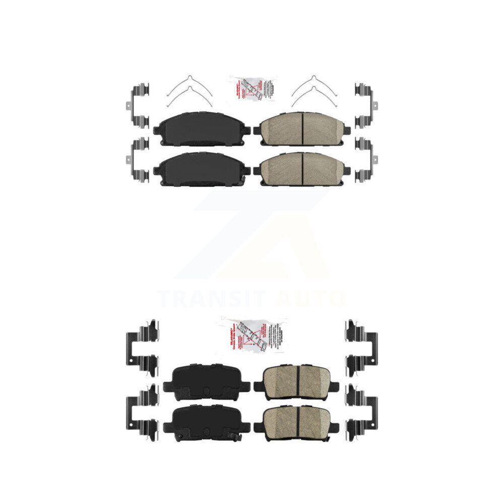 AmeriBRAKES KNF-101302 Disc Brake Pad for 2003-2006 Acura MDX - Front and Rear
