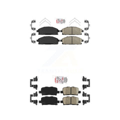 AmeriBRAKES KNF-101302 Disc Brake Pad for 2003-2006 Acura MDX - Front and Rear