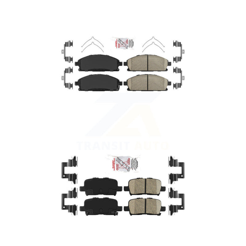 AmeriBRAKES KNF-101302 Disc Brake Pad for 2003-2006 Acura MDX - Front and Rear
