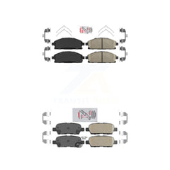 AmeriBRAKES KNF-101303 Disc Brake Pad for 2002-2009 Nissan Quest, Nissan X-Trail - Front and Rear