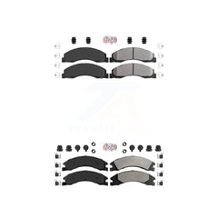 AmeriBRAKES KNF-101306 Disc Brake Pad for 2008-2023 Ford E-350 Super Duty, Ford E-450 Super Duty and More - Front and Rear