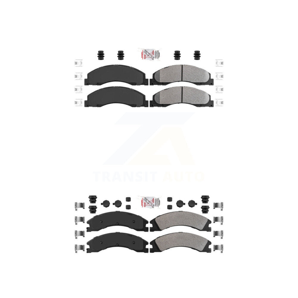 AmeriBRAKES KNF-101316 Disc Brake Pad for 2008-2023 Ford E-450 Super Duty - Front and Rear
