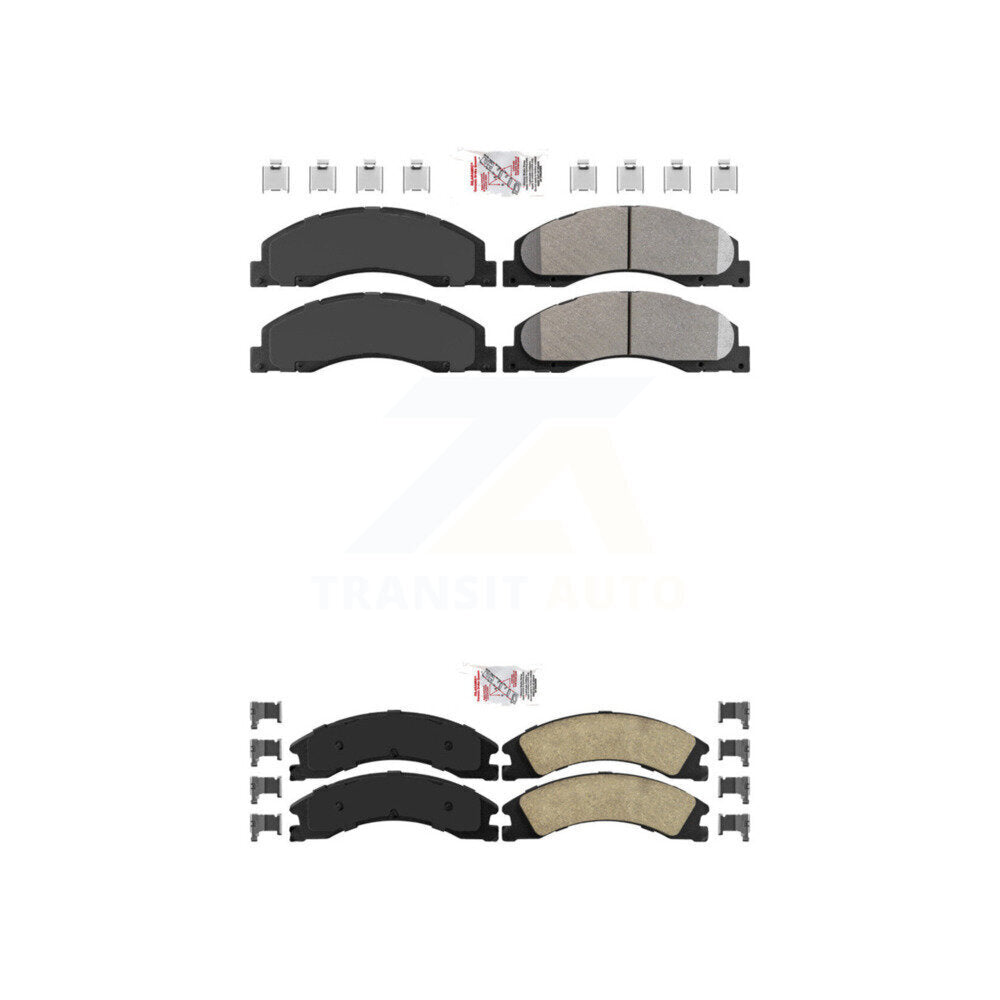 AmeriBRAKES KNF-101319 Disc Brake Pad for 2008-2023 Ford E-450 Super Duty - Front and Rear
