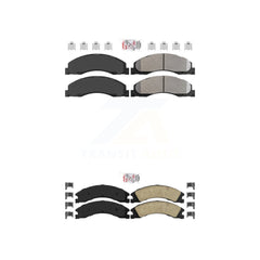 AmeriBRAKES KNF-101319 Disc Brake Pad for 2008-2023 Ford E-450 Super Duty - Front and Rear
