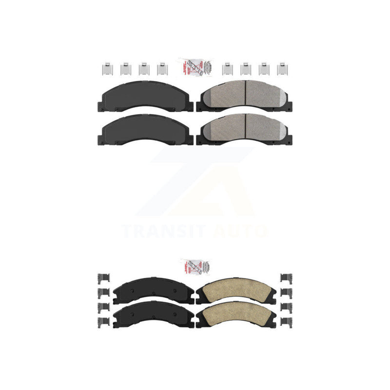 AmeriBRAKES KNF-101319 Disc Brake Pad for 2008-2023 Ford E-450 Super Duty - Front and Rear