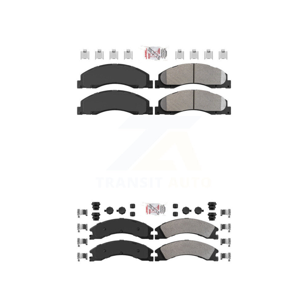 AmeriBRAKES KNF-101320 Disc Brake Pad for 2008-2023 Ford E-450 Super Duty - Front and Rear