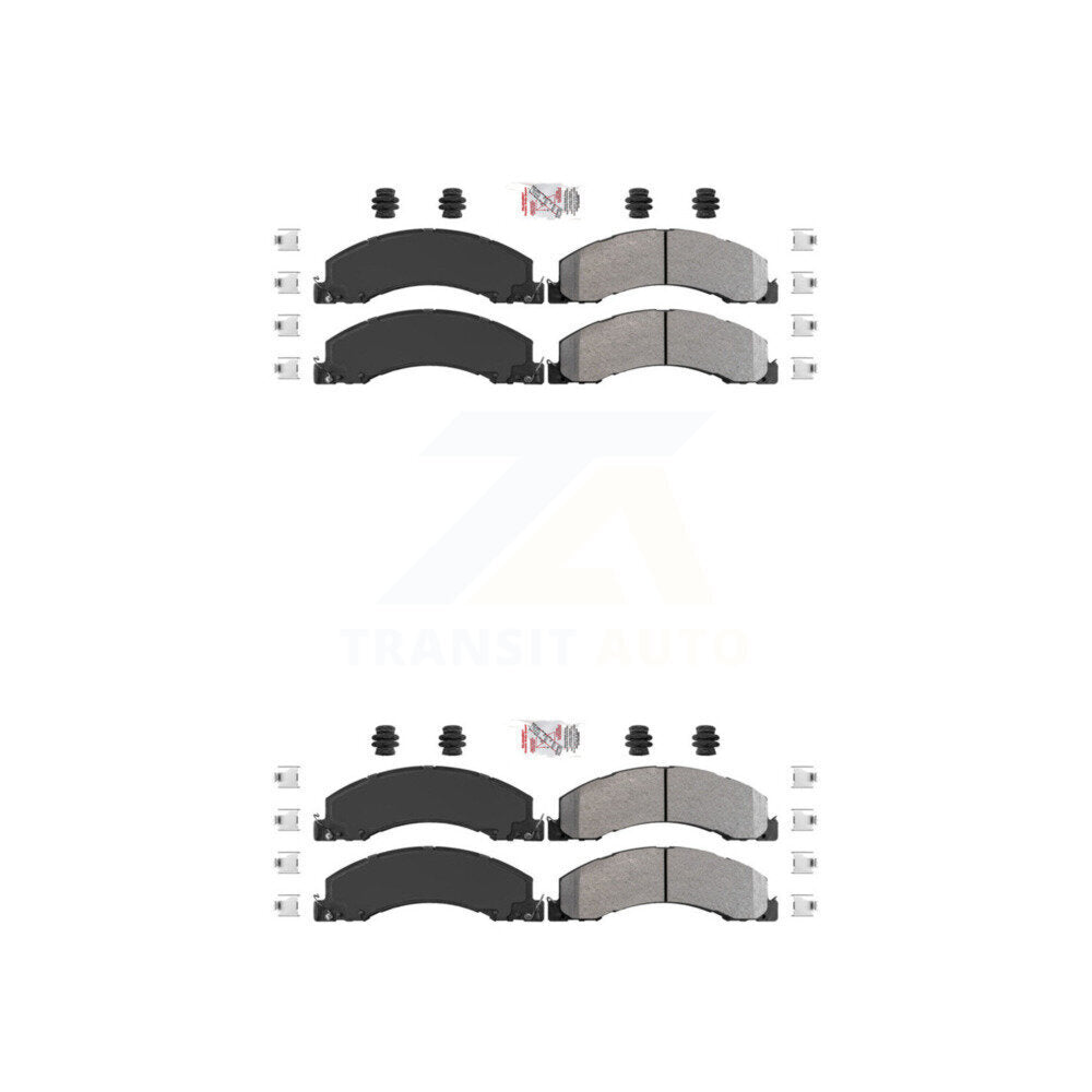 AmeriBRAKES KNF-101321 Disc Brake Pad for 2008-2023 Ram 4500, Ram 5500 and More - Front and Rear