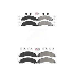 AmeriBRAKES KNF-101322 Disc Brake Pad for 2008-2023 Ram 4500, Ram 5500 and More - Front and Rear