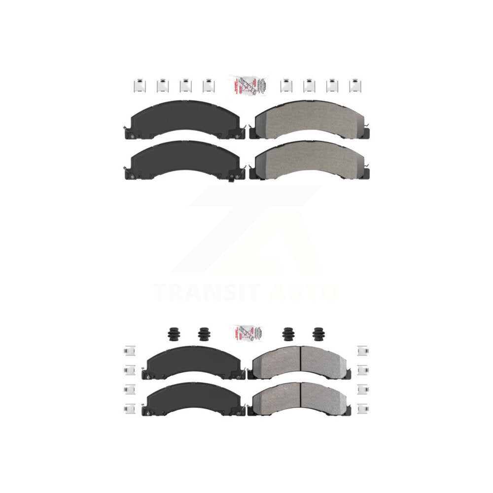 AmeriBRAKES KNF-101323 Disc Brake Pad for 2008-2023 Ram 4500, Ram 5500 and More - Front and Rear