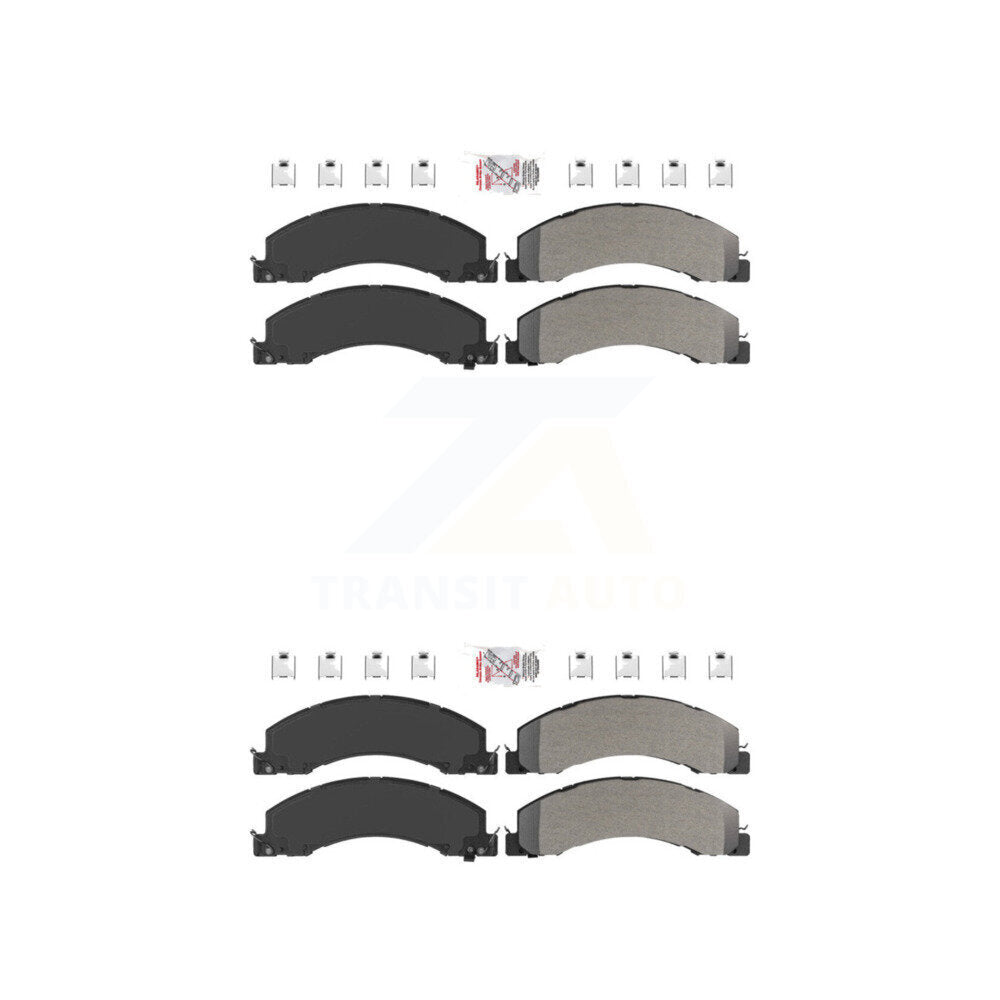AmeriBRAKES KNF-101324 Disc Brake Pad for 2008-2023 Ram 4500, Ram 5500 and More - Front and Rear