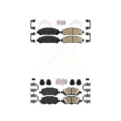 AmeriBRAKES KNF-101330 Disc Brake Pad for 2009-2016 Toyota Venza - Front and Rear
