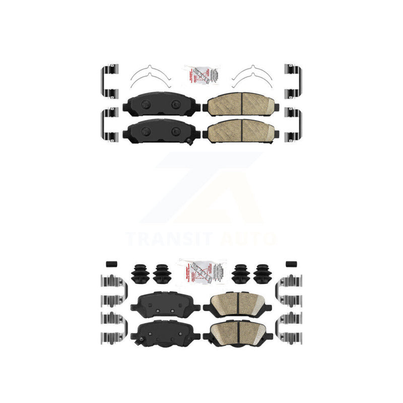 AmeriBRAKES KNF-101330 Disc Brake Pad for 2009-2016 Toyota Venza - Front and Rear