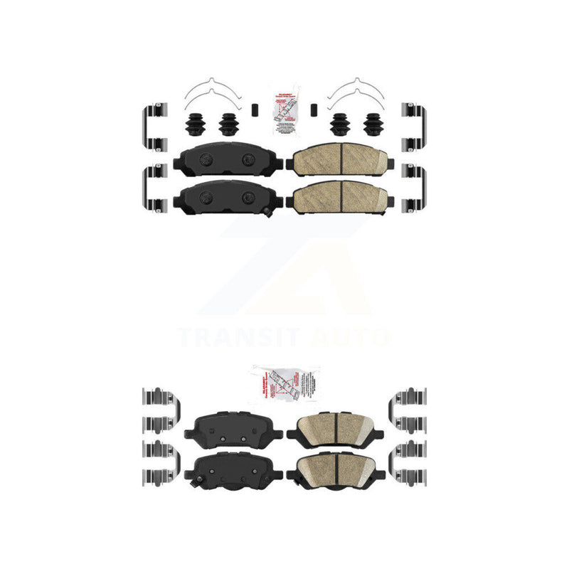 AmeriBRAKES KNF-101331 Disc Brake Pad for 2009-2016 Toyota Venza - Front and Rear