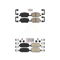 AmeriBRAKES KNF-101336 Disc Brake Pad for 2018-2023 Jeep Compass - Front and Rear