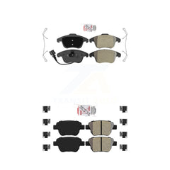 AmeriBRAKES KNF-101339 Disc Brake Pad for 2012-2014 Volkswagen Passat - Front and Rear