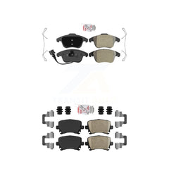 AmeriBRAKES KNF-101340 Disc Brake Pad for 2009-2018 Volkswagen Tiguan Limited, Audi Q3 and More - Front and Rear