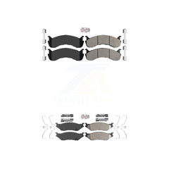 AmeriBRAKES KNF-101348 Disc Brake Pad for 2012-2022 Ford F-53 Motorhome Chassis, Ford F-59 Commercial Stripped Chassis - Front and Rear