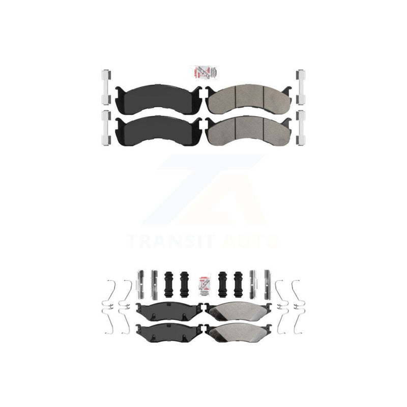 AmeriBRAKES KNF-101349 Disc Brake Pad for 2012-2022 Ford F-53 Motorhome Chassis, Ford F-59 Commercial Stripped Chassis - Front and Rear