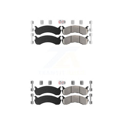 AmeriBRAKES KNF-101351 Disc Brake Pad for 1998-2022 Ford F-59 Commercial Stripped Chassis, IC Corporation BE School Bus and More - Front and Rear