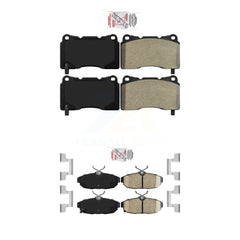 AmeriBRAKES KNF-101355 Disc Brake Pad for 2012 Ford Mustang - Front and Rear