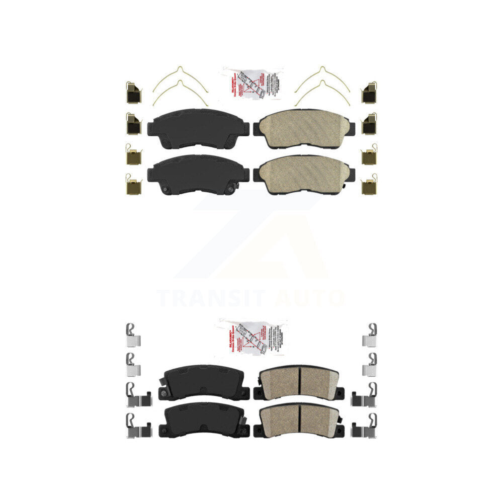 AmeriBRAKES KNF-101360 Disc Brake Pad for 1992-1999 Toyota Celica, Toyota Camry - Front and Rear