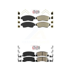 AmeriBRAKES KNF-101360 Disc Brake Pad for 1992-1999 Toyota Celica, Toyota Camry - Front and Rear