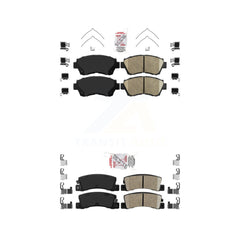 AmeriBRAKES KNF-101361 Disc Brake Pad for 1992-1999 Toyota Celica, Toyota Camry, Lexus ES300 - Front and Rear