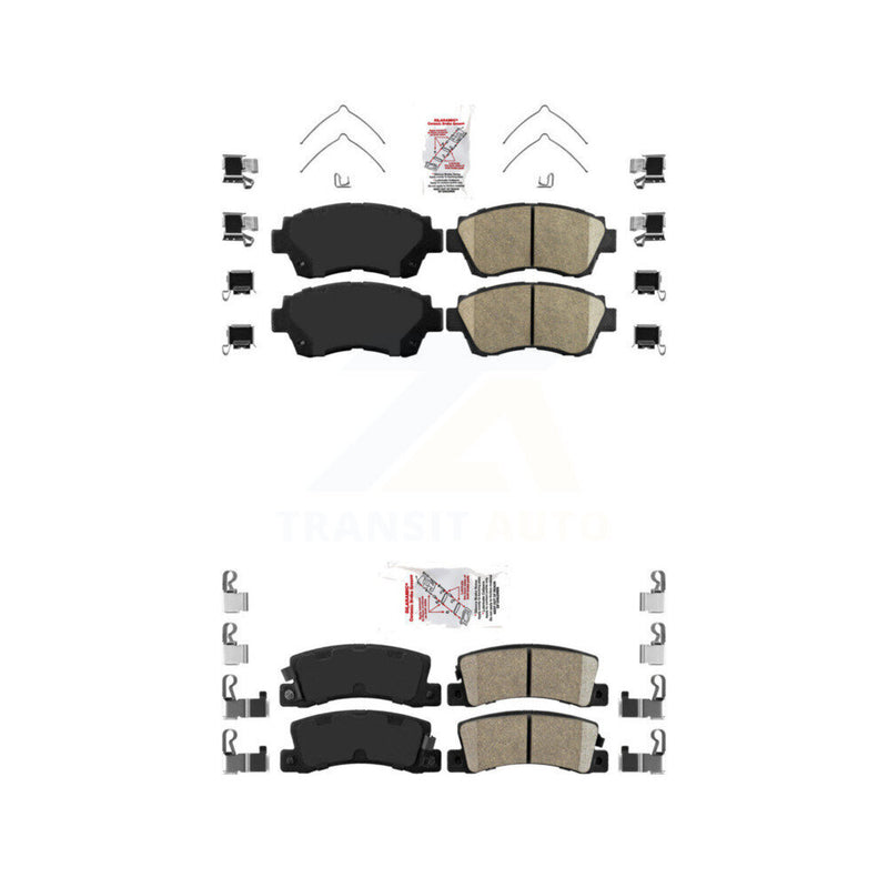 AmeriBRAKES KNF-101361 Disc Brake Pad for 1992-1999 Toyota Celica, Toyota Camry, Lexus ES300 - Front and Rear