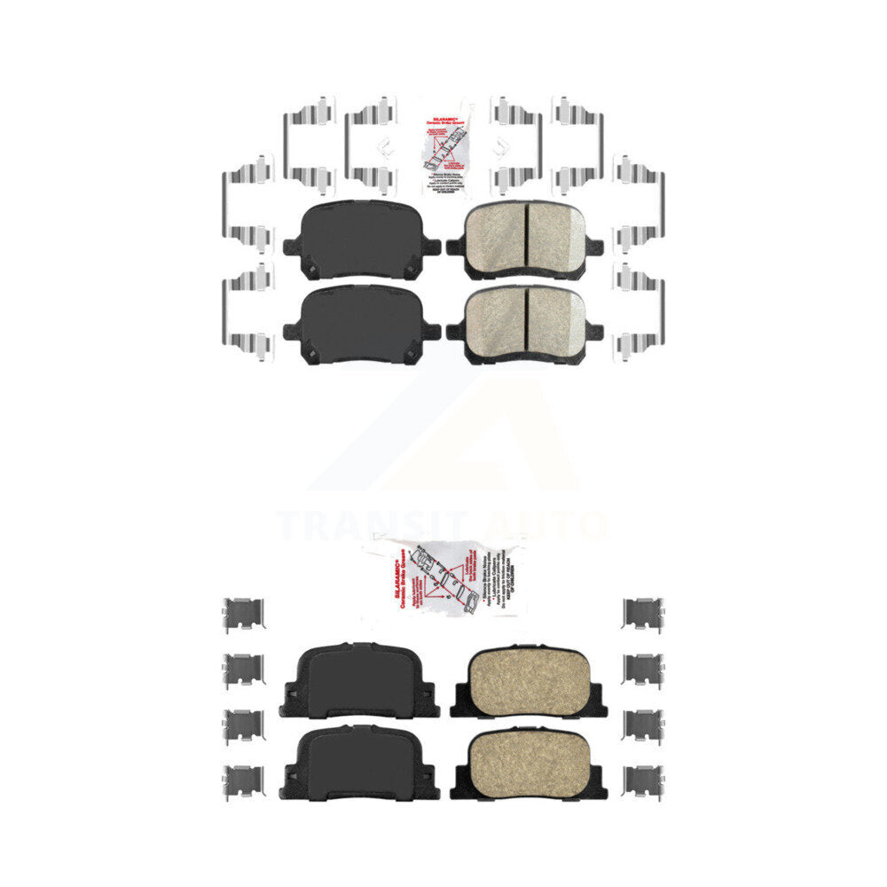 AmeriBRAKES KNF-101364 Disc Brake Pad for 1999-2001 Lexus ES300, Toyota Camry - Front and Rear